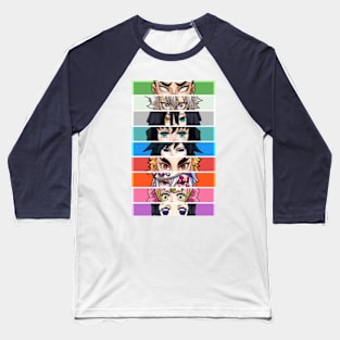 The 9 Hashira kimetsu no yaiba Baseball T-Shirt